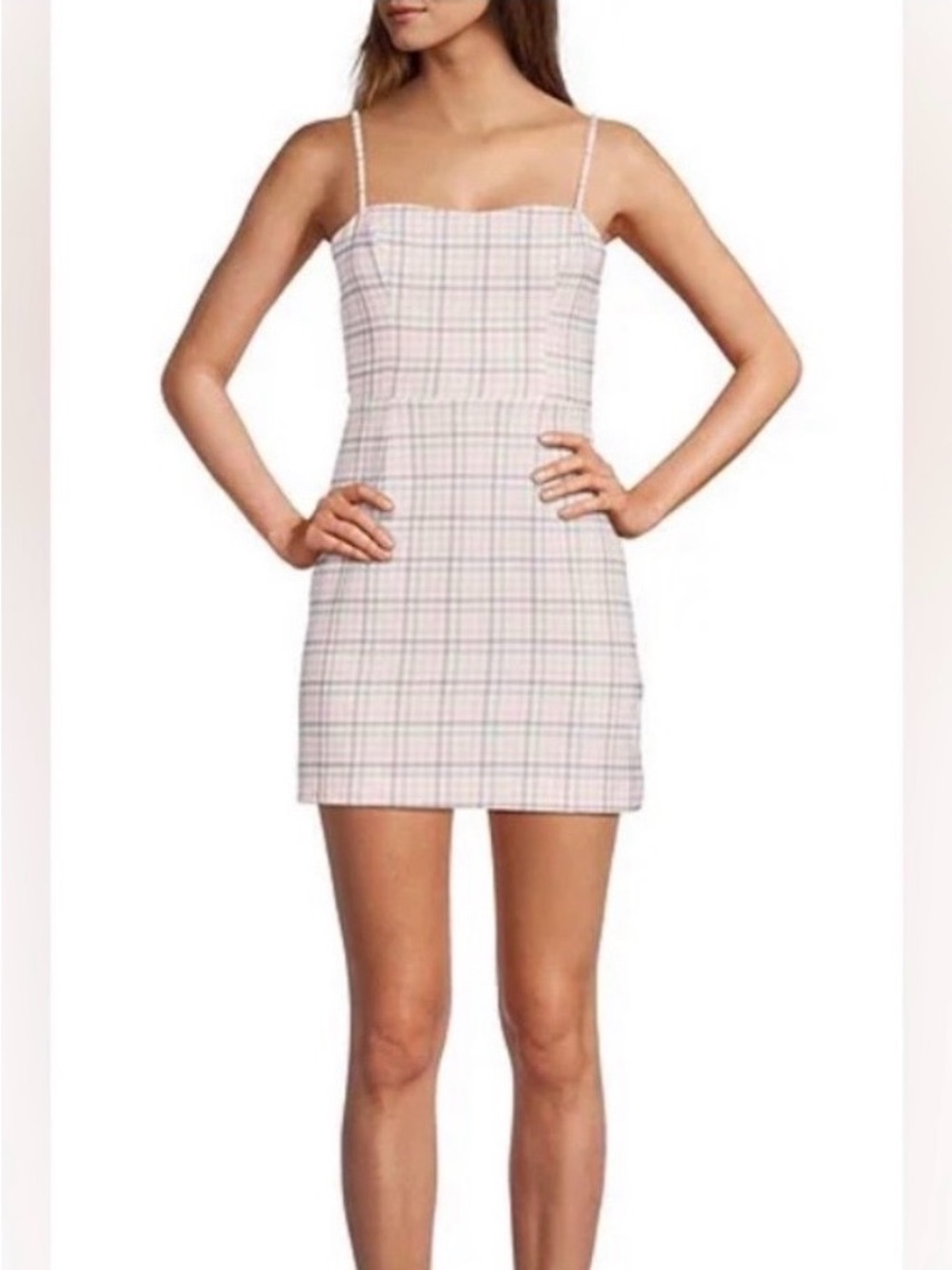 French Connection gingham yaki Mini Skirt